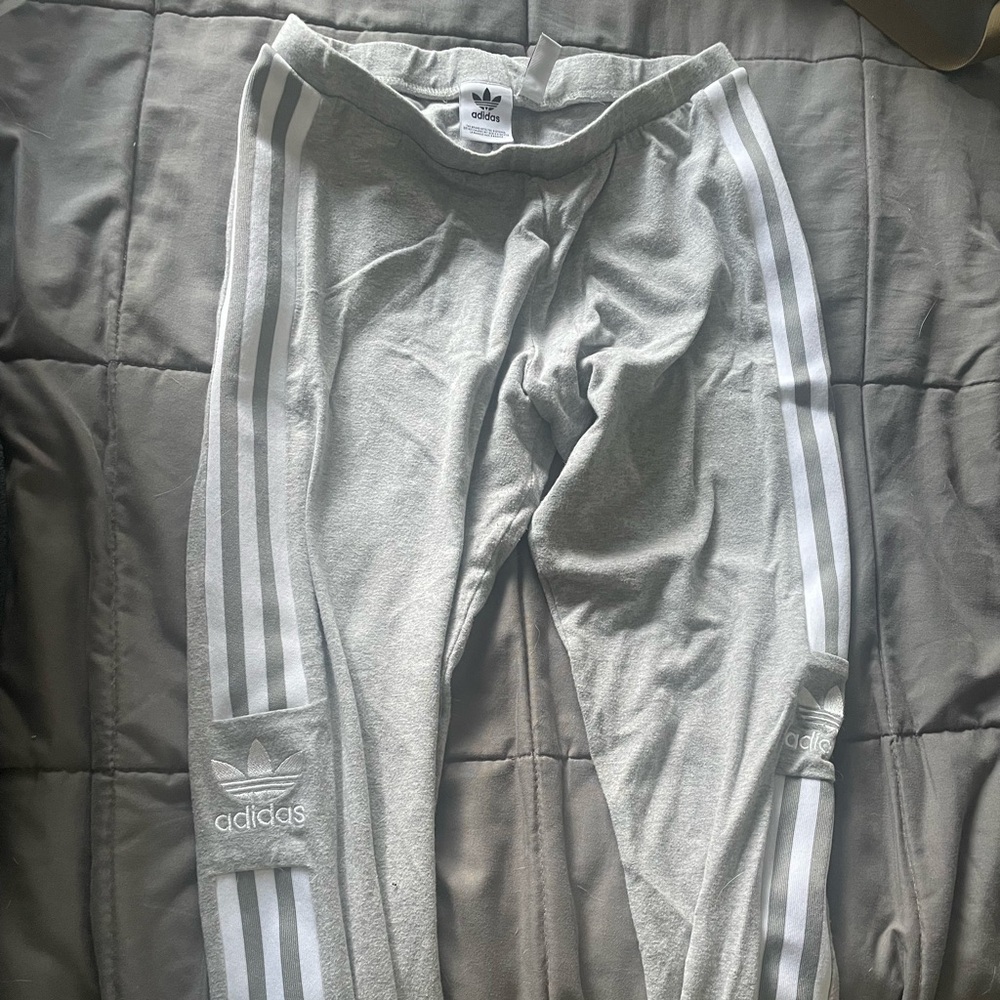 Gray Adidas leggings, only worn a few times